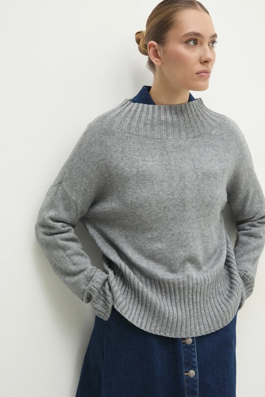 Answear Lab pulover grosime medie gri N7125B.HKK