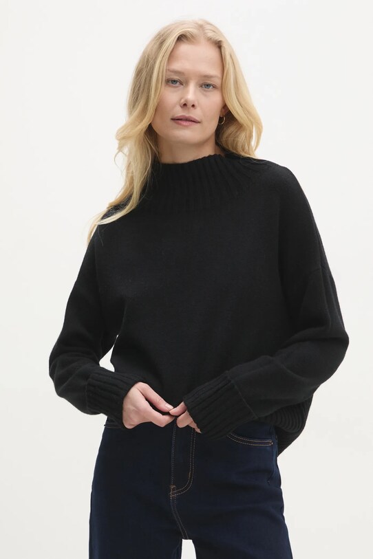Answear Lab pulover grosime medie negru N7125B.HKK