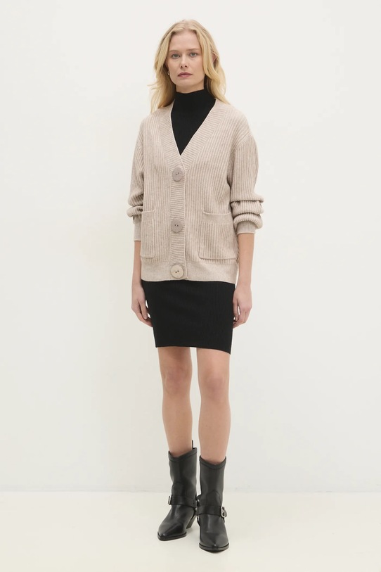 Kardigan Answear.LAB C175B.HKK béžová WW25