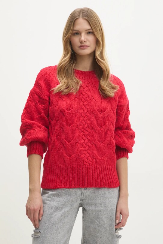 Answear Lab pulover rosu 30064.tos