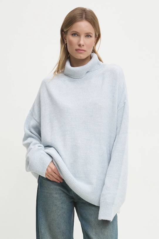 Answear Lab pulover groase albastru 1996.tos