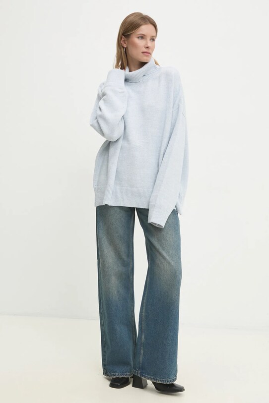 Answear.LAB sweter 1996.tos niebieski WW25