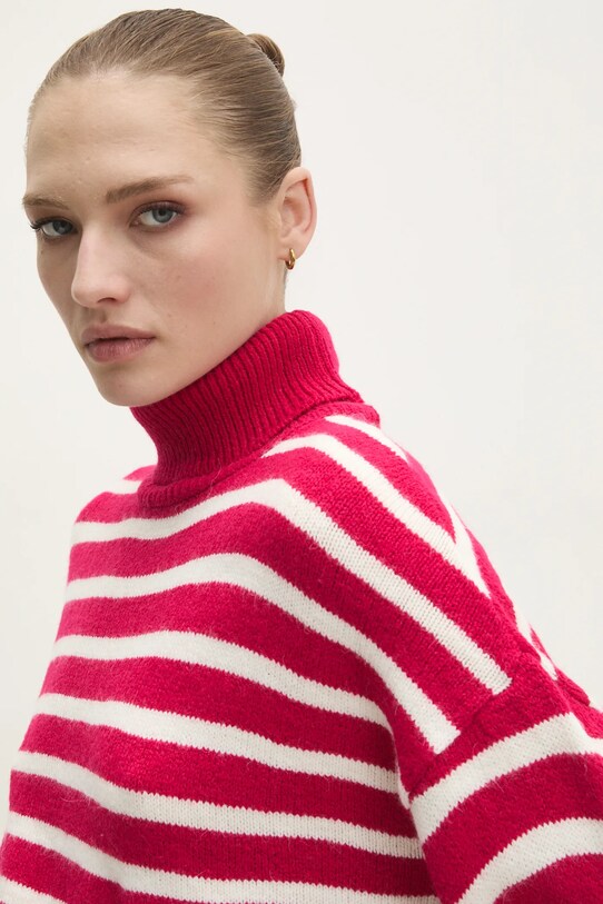 Answear Lab sweter czerwony 4693.tos