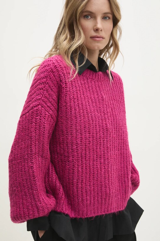 Answear Lab sweter pozostałe różowy 4701.tos