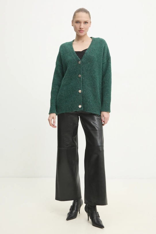 Answear Lab cardigan de lana sng.69.tos verde WW25