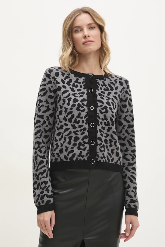 Answear.LAB cardigan a maglia fine grigio 21288.ims