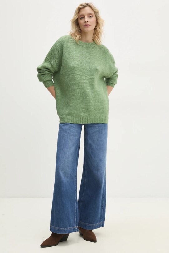 Answear Lab pulover de lana yn2252.ilk verde WW25