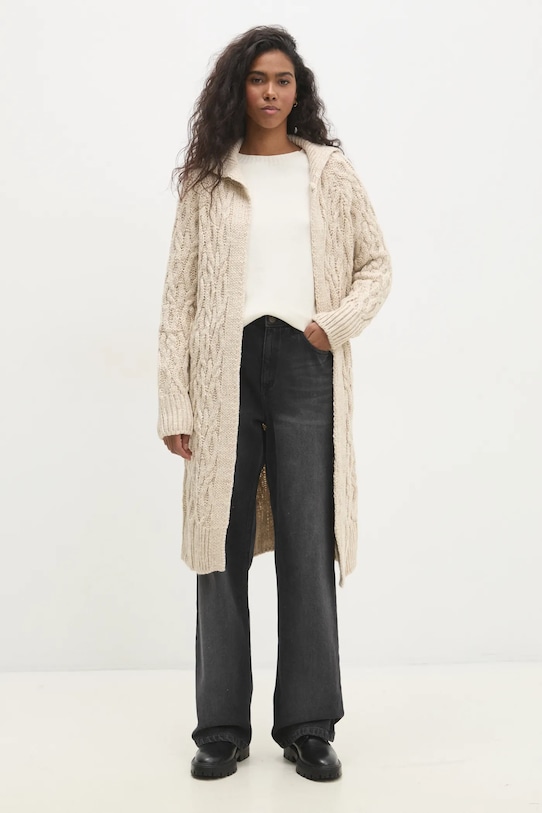 Свитер Answear.LAB 7657.ilk бежевый WW25