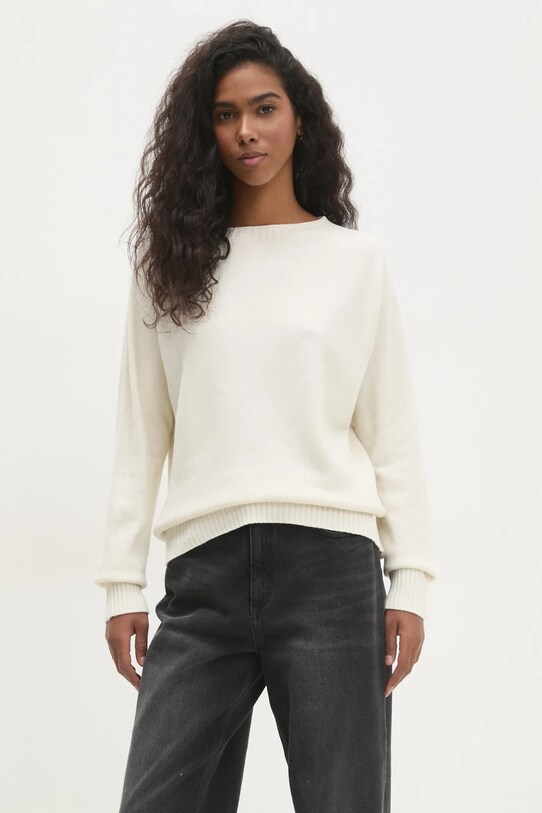 Answear Lab sweter beżowy 7657.ilk