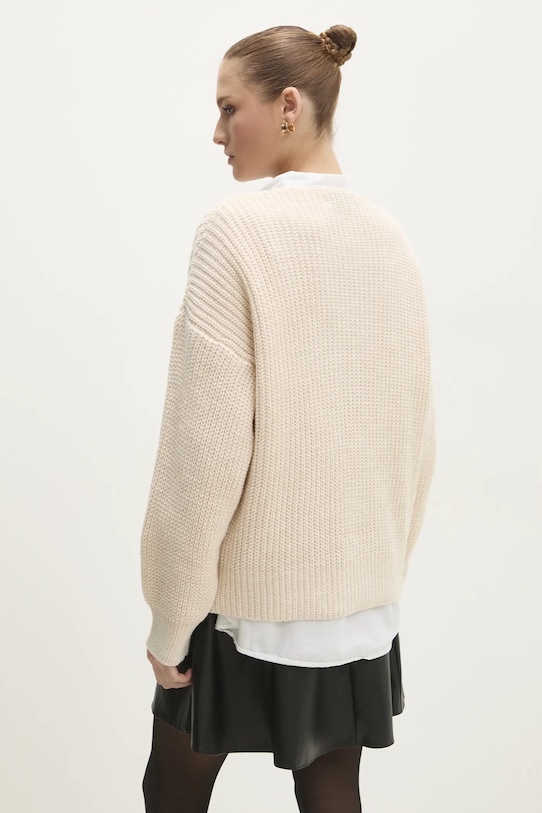 Одяг Светр з вовною Answear.LAB 8927.ilk бежевий