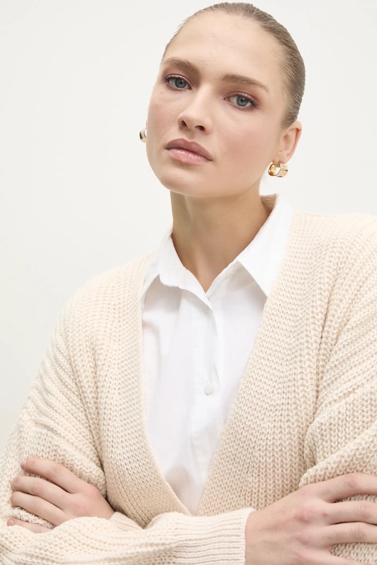 Светр з вовною Answear.LAB 8927.ilk бежевий