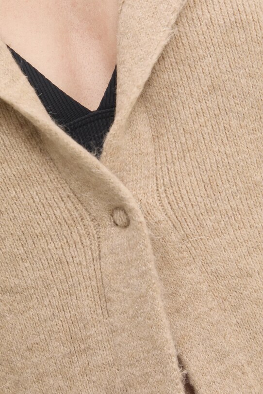 Кардиган з вовною Answear.LAB 9032.ilk бежевий