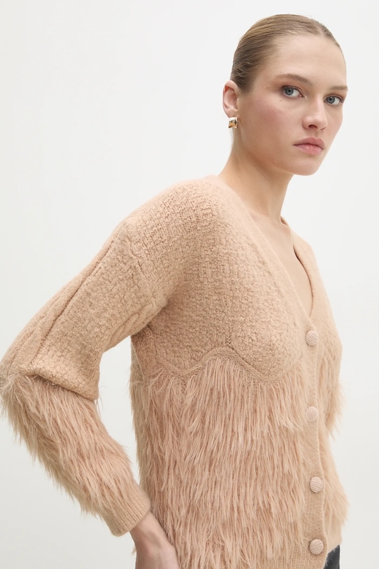 Kardigan Answear.LAB hnědá 3502.ilk