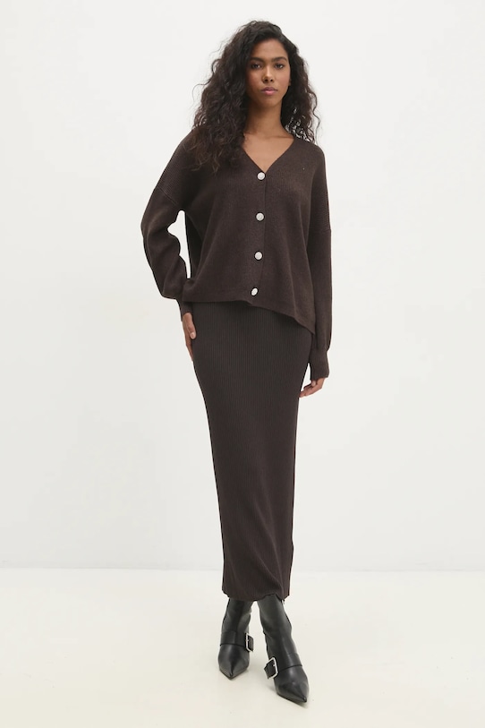 Kardigan Answear.LAB 1912.ilk hnědá WW25