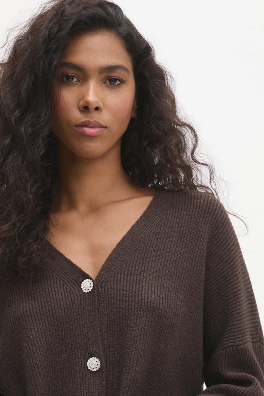Oblečení Kardigan Answear.LAB 1912.ilk hnědá