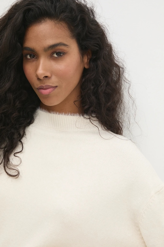 Answear.LAB sweter z wełną beżowy 2274.ilk