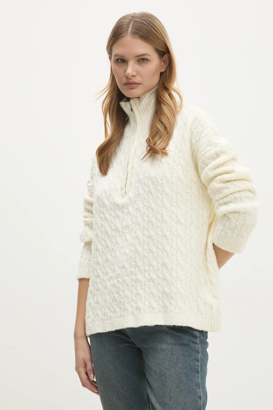 Answear Lab pulover groase bej sng.75.tos