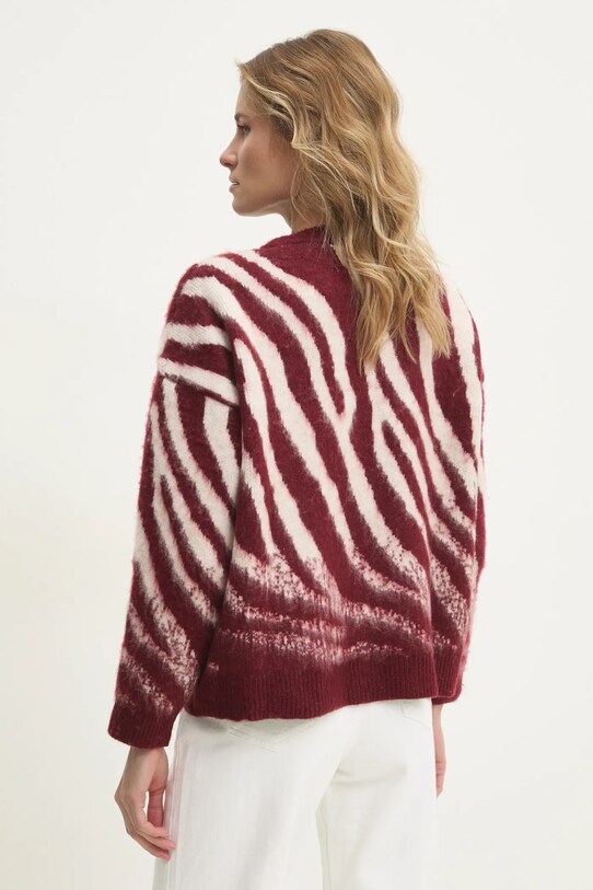 Îmbrăcăminte Answear Lab pulover sng.78.TJS burgundia