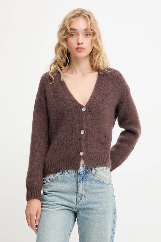 Answear Lab cardigan de lana maro LU61001.FLK