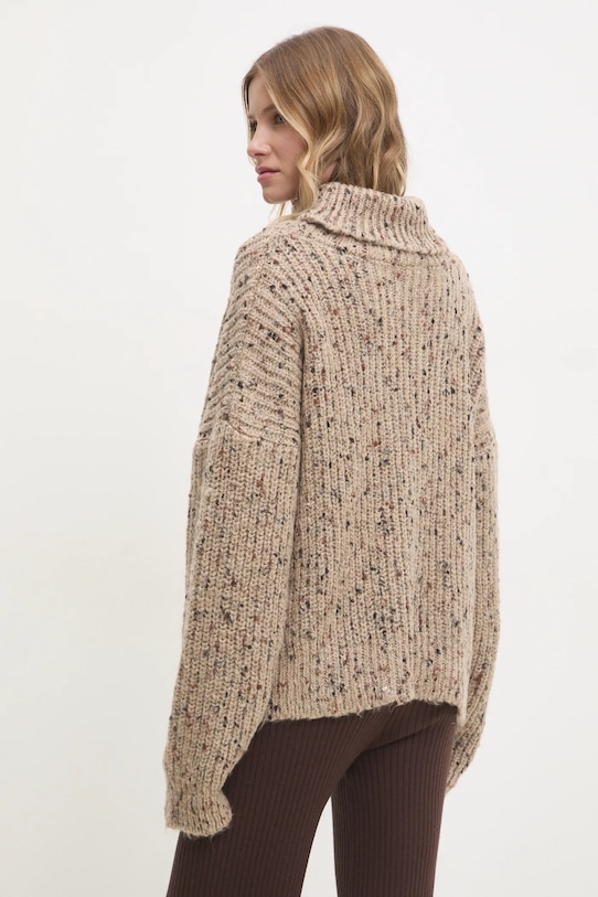 Odzież Answear.LAB sweter z wełną sng.79.tos beżowy