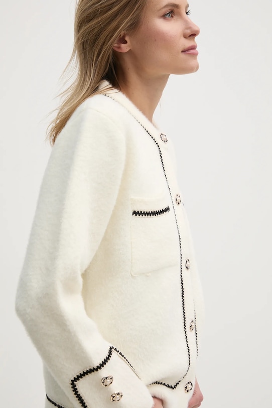 Answear Lab cardigan imprimeu bej mv068.flk