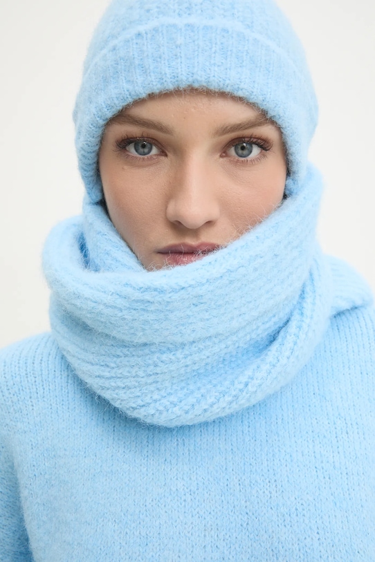 Answear Lab maglione in lana misto lana blu ch.1689.flk