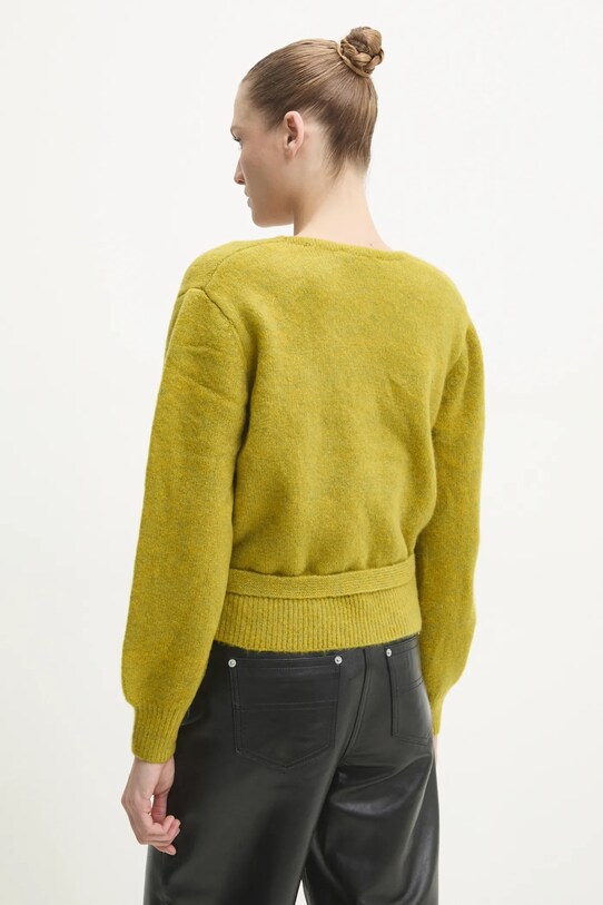 Дрехи Пуловер с вълна Answear.LAB H150.flk зелен