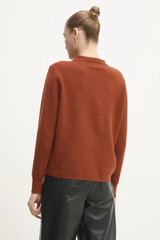 Ρούχα Πλεκτή ζακέτα Answear.LAB AR304.fos καφέ