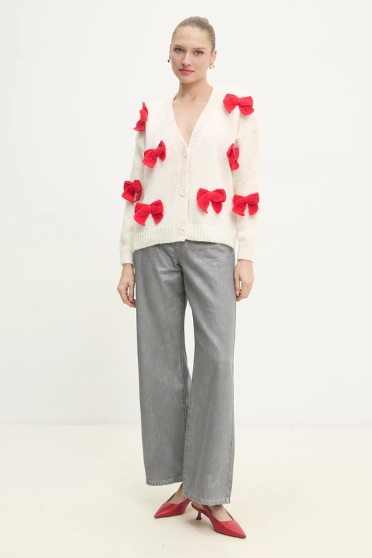 Oblečenie Sveter Answear.LAB 2423.fos biela