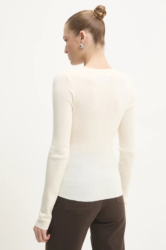 Îmbrăcăminte Answear Lab pulover de lana 7703.fos bej