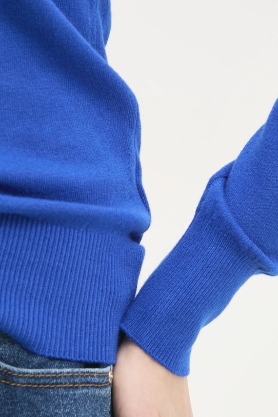 Answear Lab pulover de cașmir ASF2620.1.FLK albastru