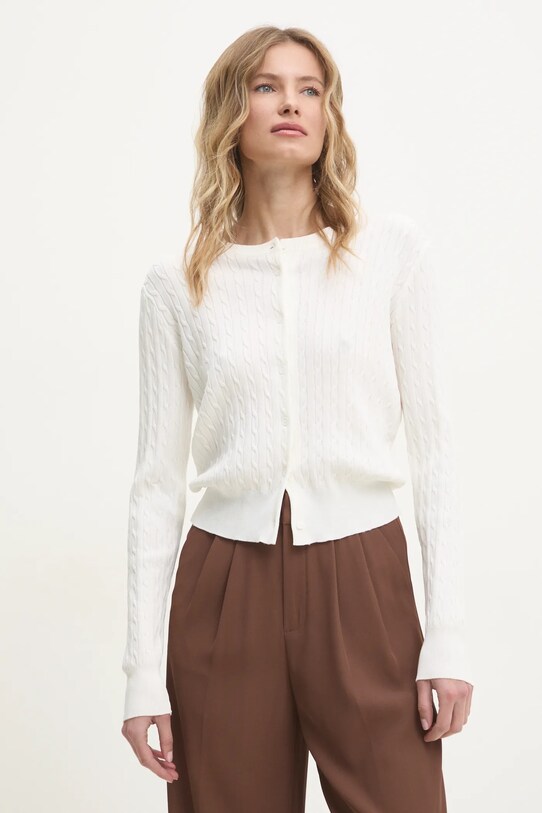 Answear.LAB kardigan biały L1597.hlk