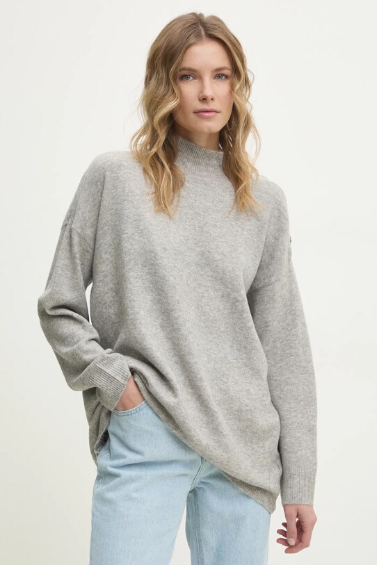 Answear Lab pulover de lana gri DL368.hos