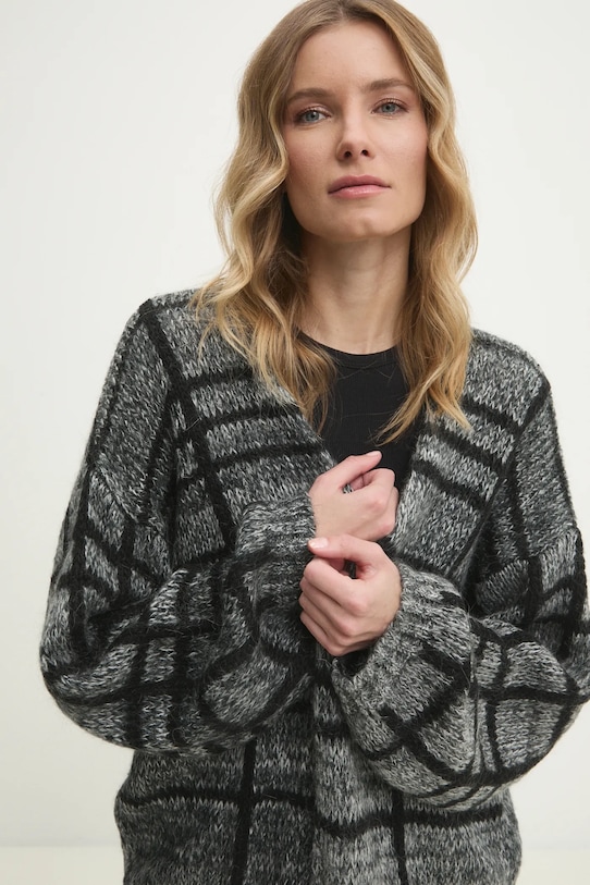 Кардиган з домішкою вовни Answear.LAB сірий 11386.ilk