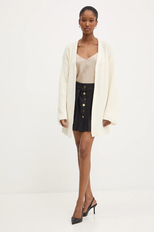 Answear Lab cardigan din lana 8208.ios bej WW25
