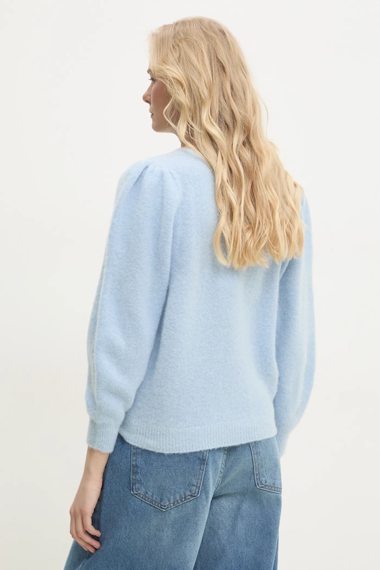 Odzież Answear.LAB sweter wełniany 8901.flk niebieski