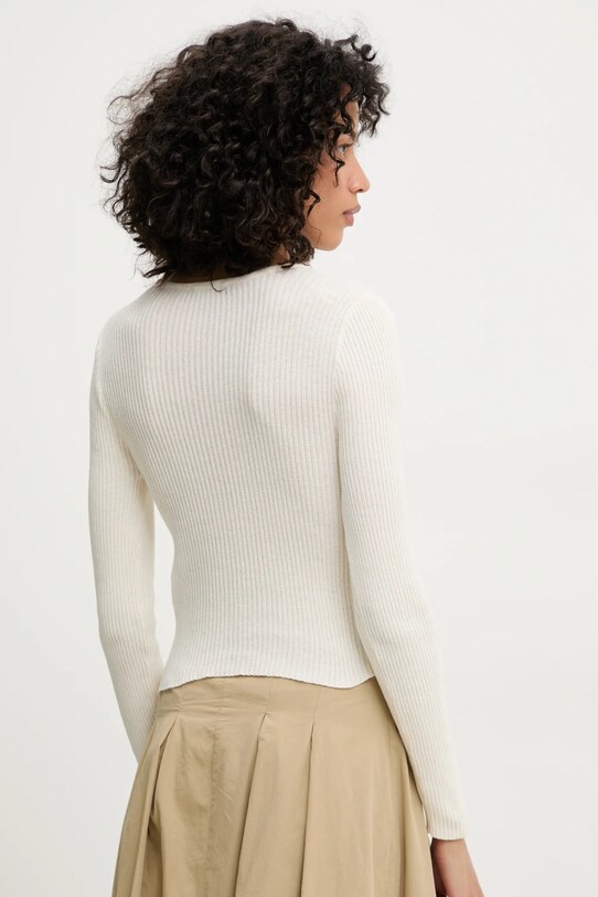 Îmbrăcăminte Answear Lab cardigan din bumbac LKC.364LELOA.ums bej
