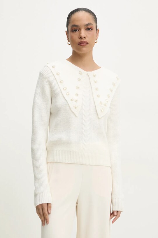 Answear Lab maglione in lana beige 4413.fos