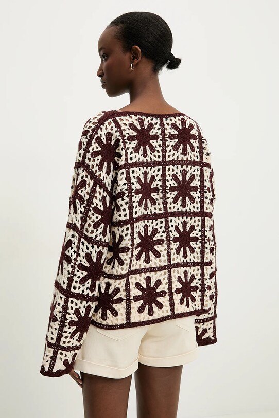 Answear Lab sweter brązowy yh154.fos