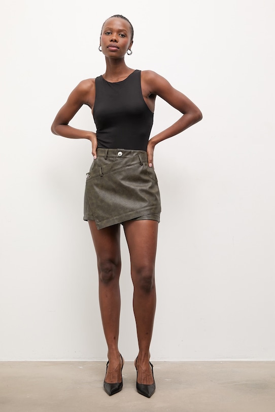 Answear Lab gonna-pantalone sng.48.tos marrone WW25