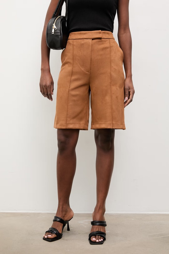 Kraťasy Answear.LAB sng.68.tos hnědá WW25