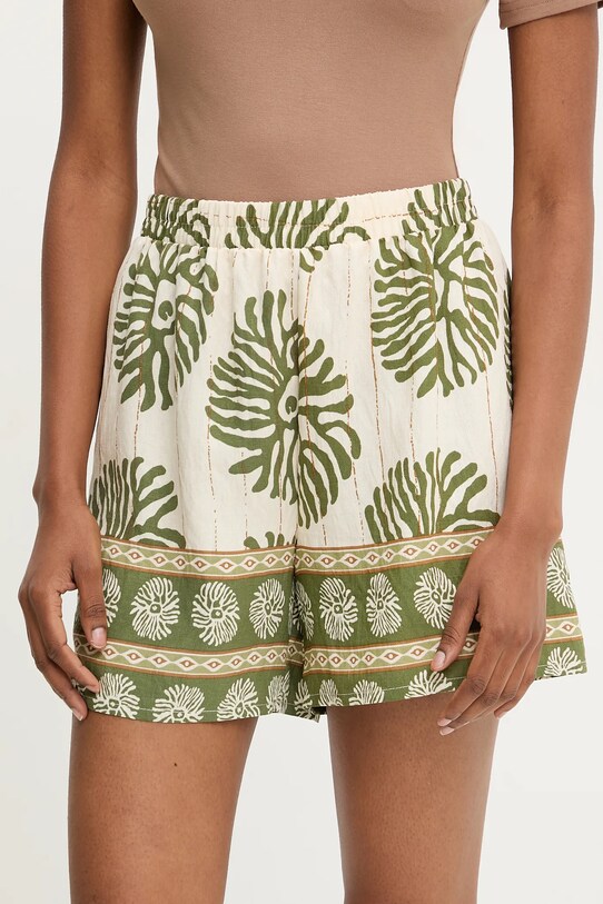 Answear Lab pantaloni scurti panza verde NL257207.ums