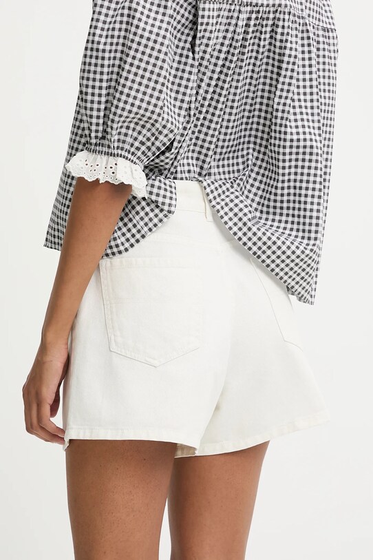 Îmbrăcăminte Answear Lab pantaloni scurti jeans LSRD.340SARAHWH.ums alb