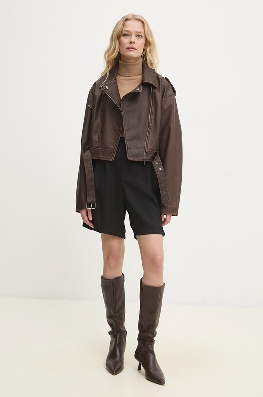 Шорти Answear.LAB MA797.hlk чорний WW25