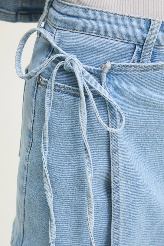 Answear Lab fustă și pantaloni denim albastru rd2853.FKK