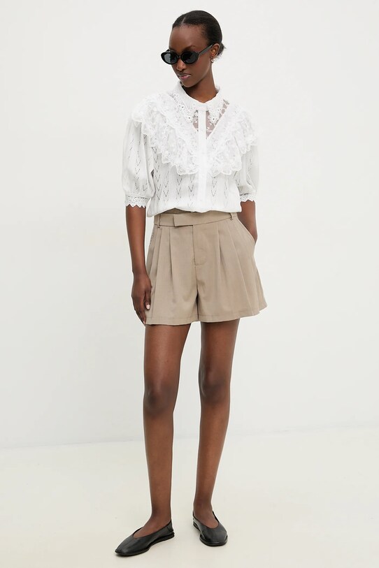 Answear Lab pantaloni scurti L9027.hos bej WW25
