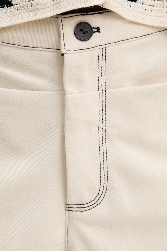 Джинсовые шорты Answear.LAB бежевый LC240317.hos