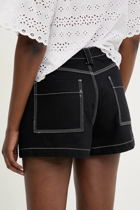 Îmbrăcăminte Answear Lab pantaloni scurti jeans LC240317.hos negru