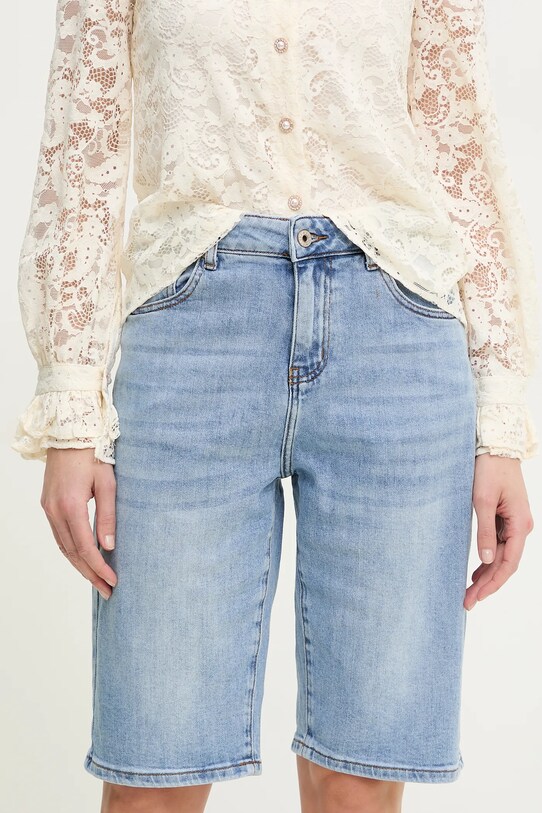 Answear Lab pantaloni scurti jeans jeans albastru CY110.PWK