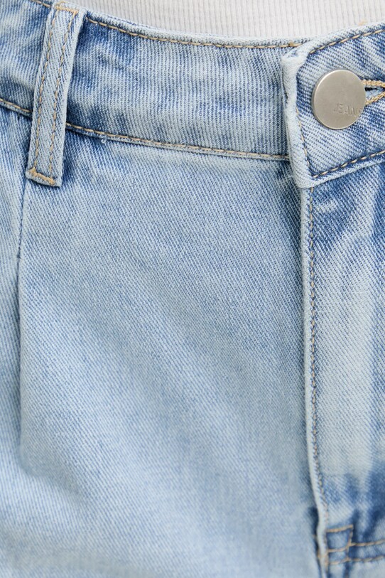 Answear Lab pantaloni scurti jeans albastru rd2969.FLK